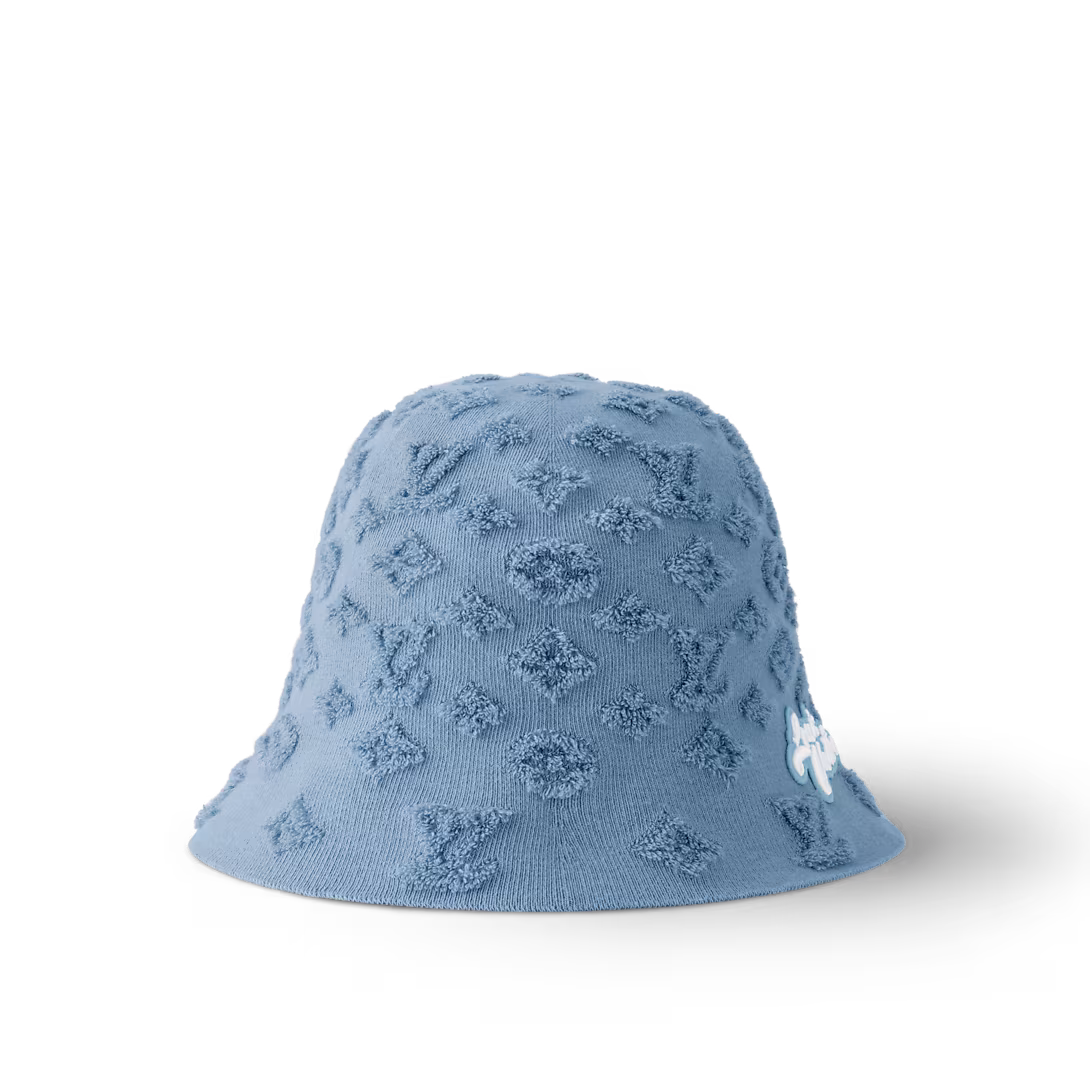 Damier 3D Light Denim Short-Sleeved Shirt